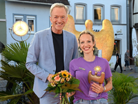 SWR / Ehrensache-Preise in Alzey verliehen / Publikumspreis an Eva Jammermann aus Bitburg - Foto: presseportal.de