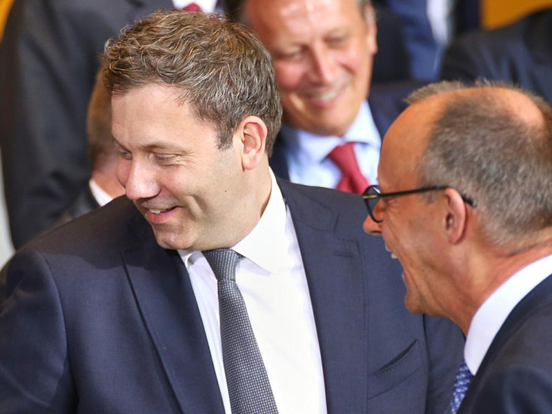 Lars Klingbeil und Friedrich Merz (Archiv) - Foto: über dts Nachrichtenagentur