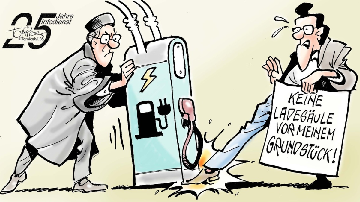 Ladesäule hat Vorrang / Es handelt sich um eine zumutbare Belastung - Foto: presseportal.de