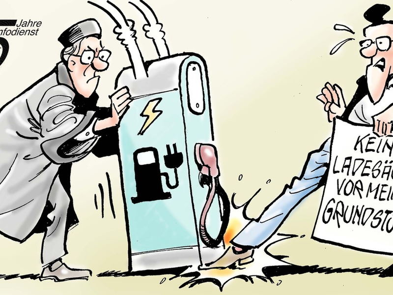 Ladesäule hat Vorrang / Es handelt sich um eine zumutbare Belastung - Foto: presseportal.de
