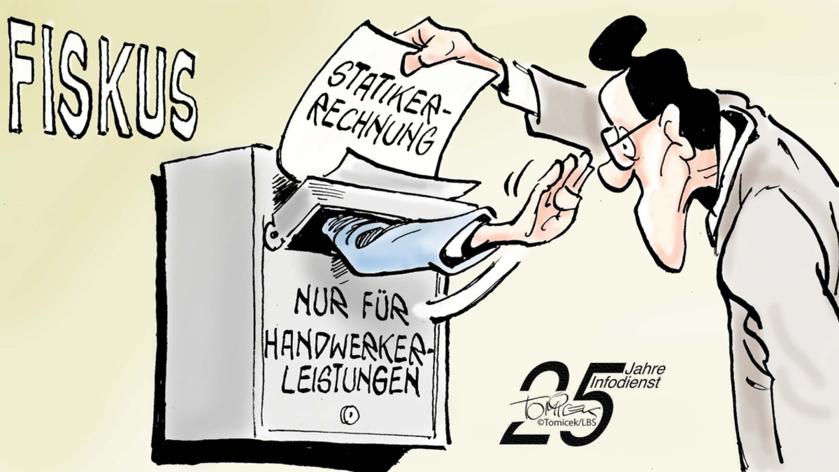 Statische Berechnung / Keine Handwerkerleistung im Sinne des Steuerrechts - Foto: presseportal.de