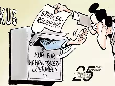Statische Berechnung / Keine Handwerkerleistung im Sinne des Steuerrechts - Foto: presseportal.de
