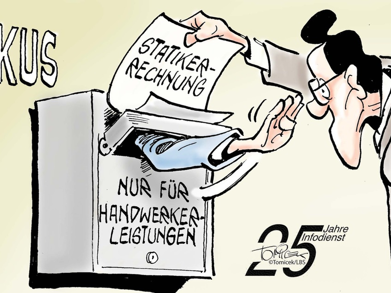 Statische Berechnung / Keine Handwerkerleistung im Sinne des Steuerrechts - Foto: presseportal.de