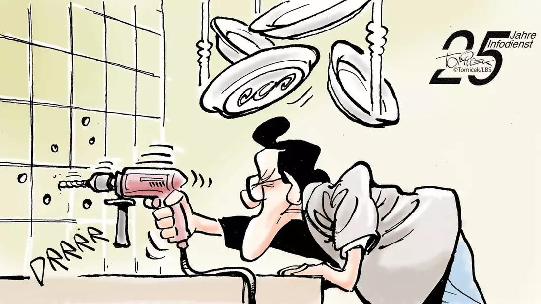Fliesen durchbohren? / Das dürfen Mieter nur dann, wenn es nicht anders geht - Bild: presseportal.de