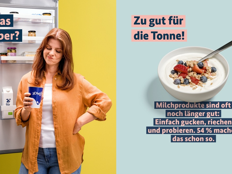 Milchprodukte genießen - auch über das Mindesthaltbarkeitsdatum hinaus - Foto: presseportal.de