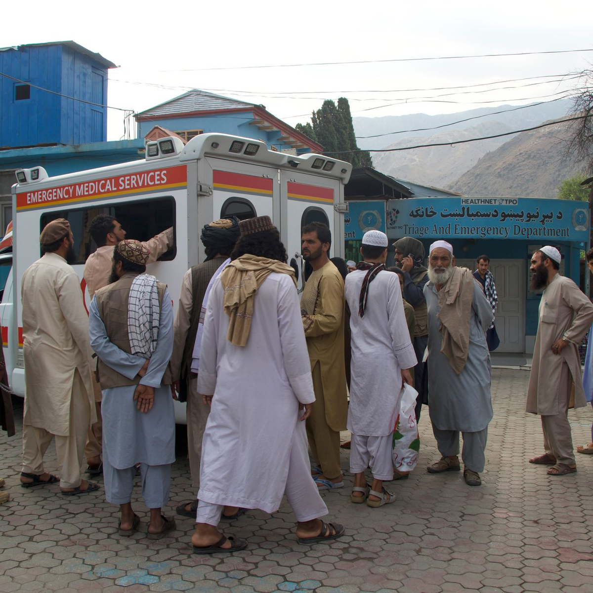 Viele Häuser sind zerstört.  - Foto: Qazafi/XinHua/dpa