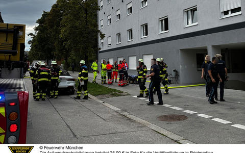 FW-M: Wochenendrückblick der Feuerwehr München für den 29. bis 31. August 2025 - Foto: presseportal.de