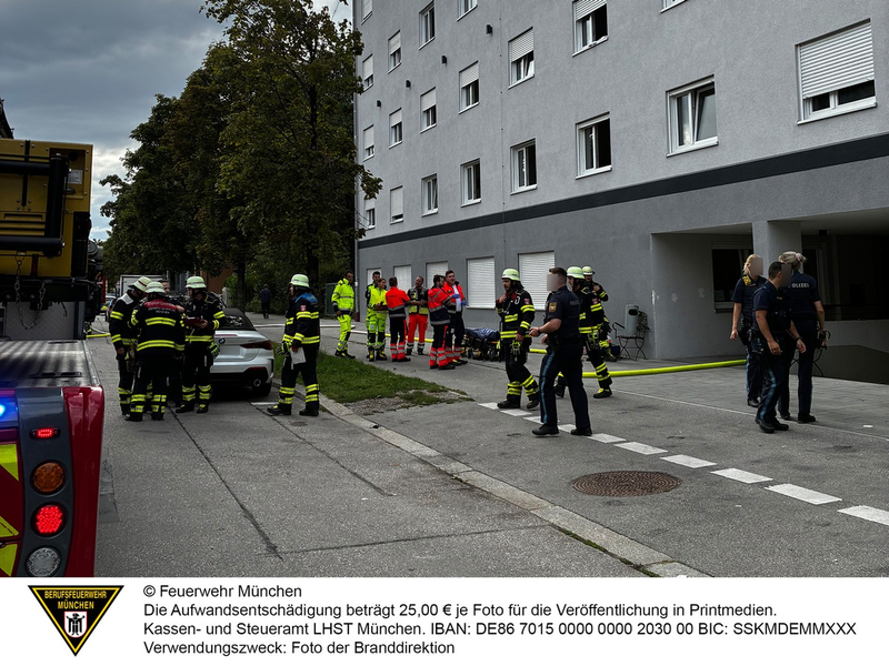 FW-M: Wochenendrückblick der Feuerwehr München für den 29. bis 31. August 2025 - Foto: presseportal.de