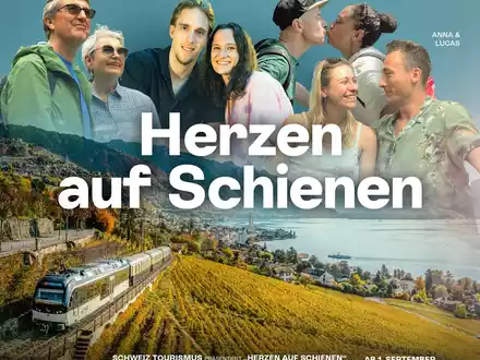 Herzen auf Schienen: Neue sechsteilige YouTube-Serie von Schweiz Tourismus - Foto: presseportal.de