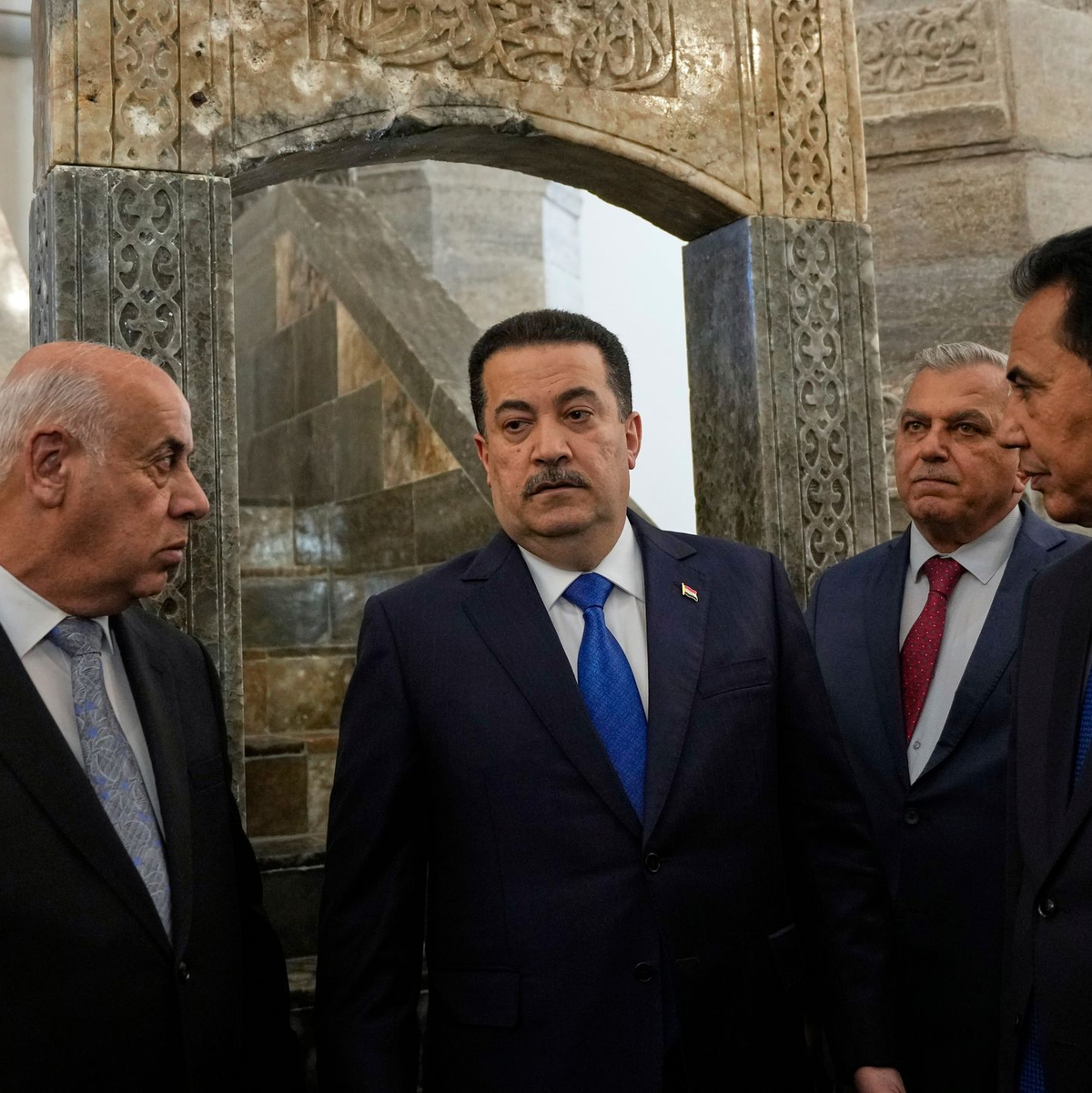 Die von der Terrormiliz Islamischer Staat (IS) zerstörten Kulturstätten sind in jahrelangen Arbeiten restauriert worden. - Foto: Hadi Mizban/AP/dpa