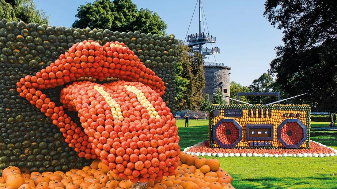 Kürbisausstellung im egapark Erfurt: Hier spielt der Kürbis die erste Geige! / Vom 6. September bis 31. Oktober 2025 gibt der Kürbis den Ton an - Bild: presseportal.de