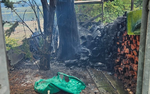 FW-Schermbeck: Garagenbrand - Foto: presseportal.de FW-Schermbeck: Garagenbrand - Foto: presseportal.de