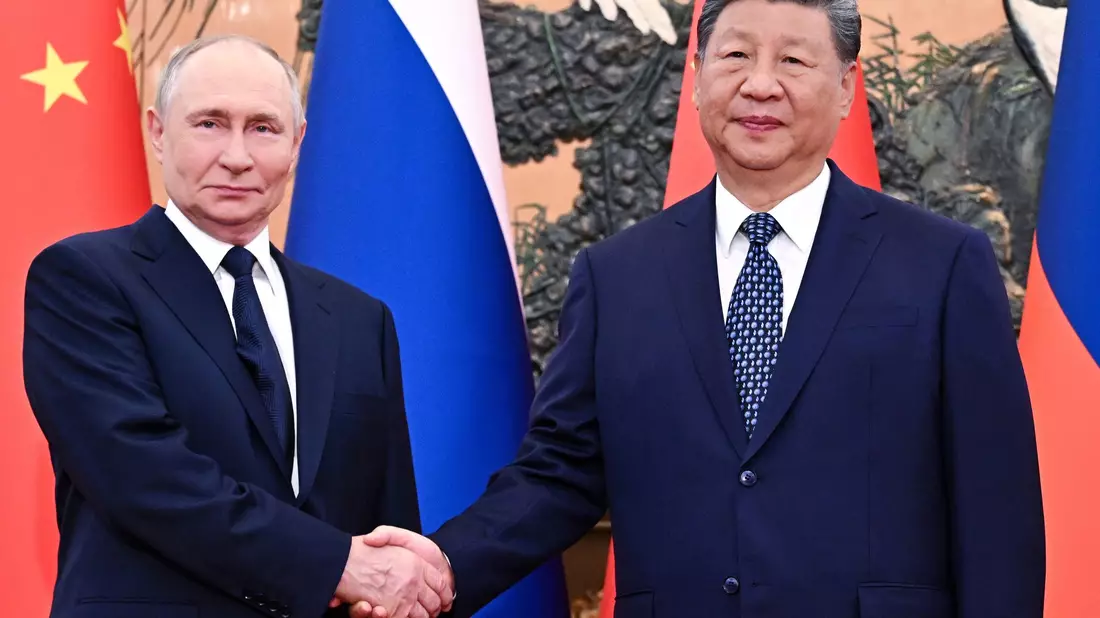 Russlands Präsident Putin will nach dem Gipfel noch eine Militärparade in Peking besuchen.   - Bild: Sergei Bobylev/Pool Sputnik Kremlin/AP/dpa
