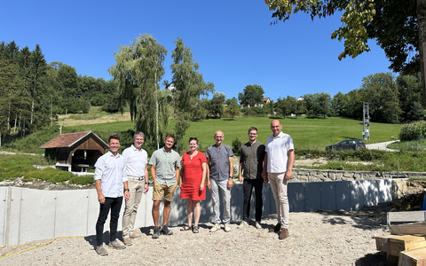 Baubeginn Klimahaus Bad Dachsberg - Foto: Pointinger Bau über pressetext.de