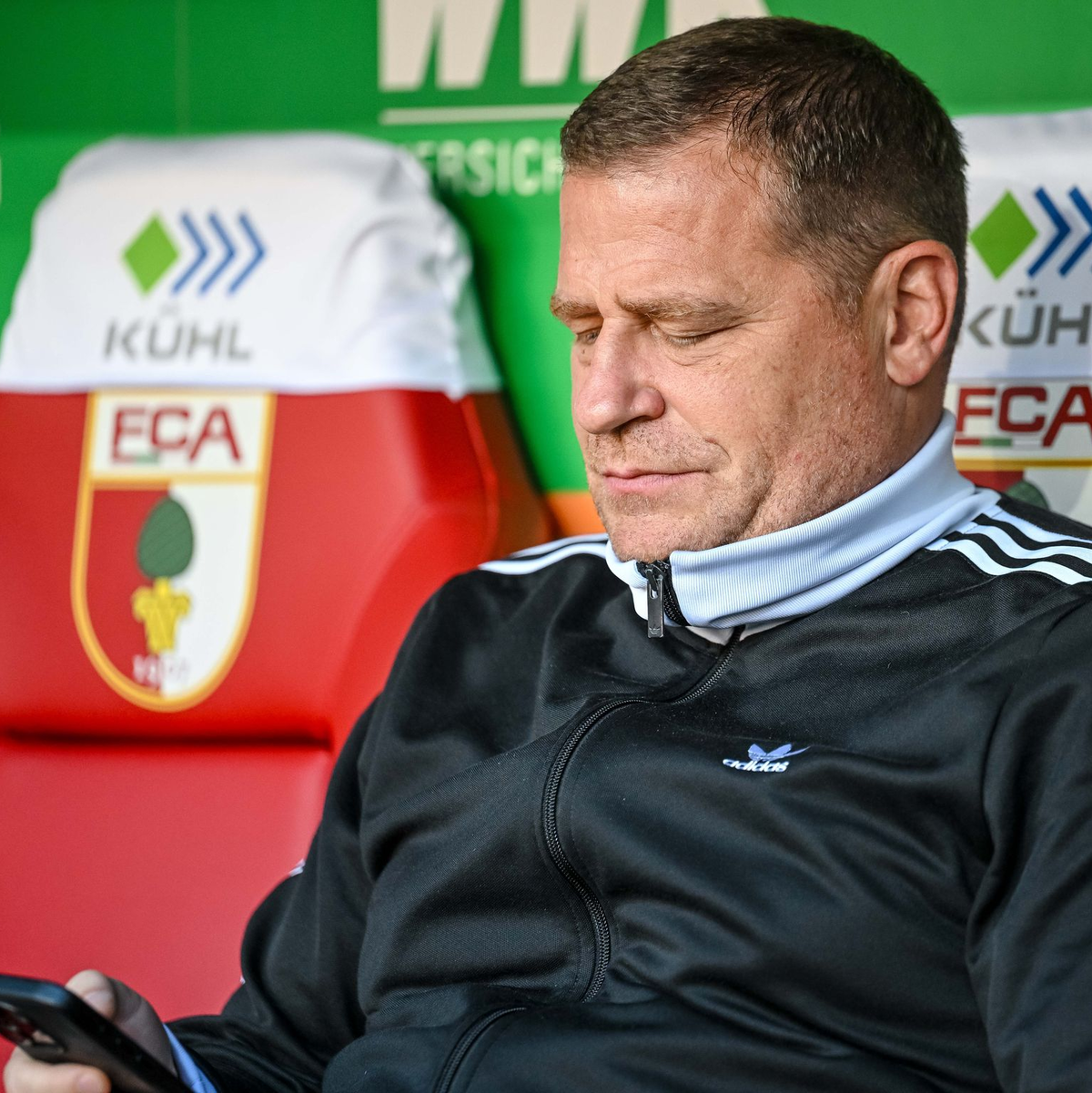 Seit langem gibt es Spekulationen um die Zukunft von Sportvorstand Max Eberl. - Foto: Harry Langer/dpa