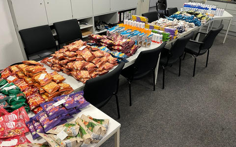 POL-MS: Kofferraum voller mutmaßlich gestohlener Lebensmittel - Polizei stoppt Trio auf der A 43 - Foto: presseportal.de