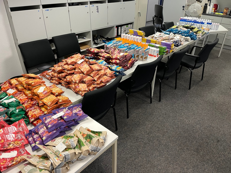 POL-MS: Kofferraum voller mutmaßlich gestohlener Lebensmittel - Polizei stoppt Trio auf der A 43 - Foto: presseportal.de