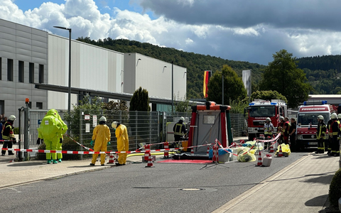 FW Finnentrop: Gefahrstoffaustritt in Finnentrop-Frielentrop - Foto: presseportal.de