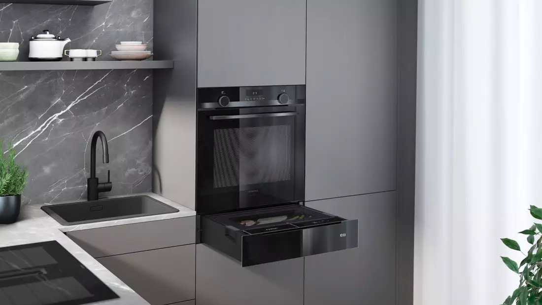Dampf in neuer Dimension / Siemens Hausgeräte stellt die weltweit erste Dampfschublade vor - Bild: presseportal.de