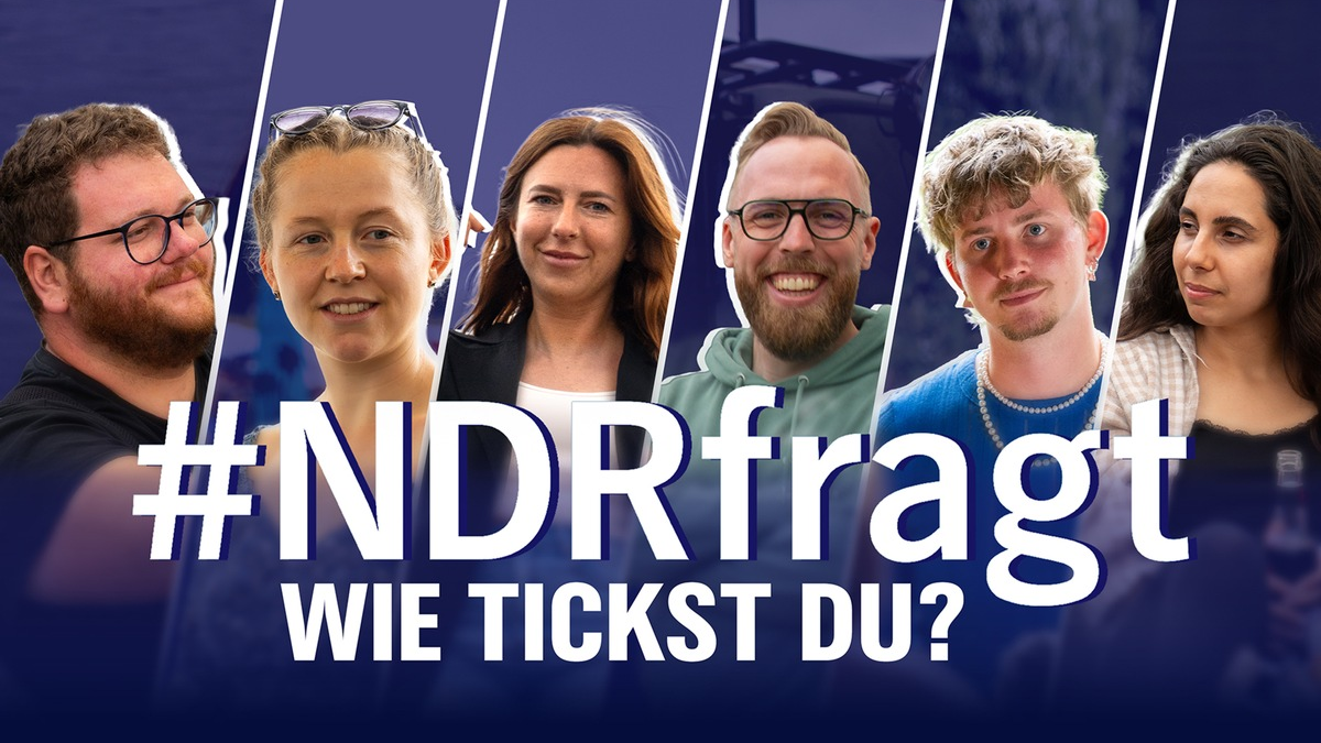 #NDRfragt – Wie tickst du?: Neues Videoformat bringt junge Norddeutsche in den Dialog - Foto: presseportal.de