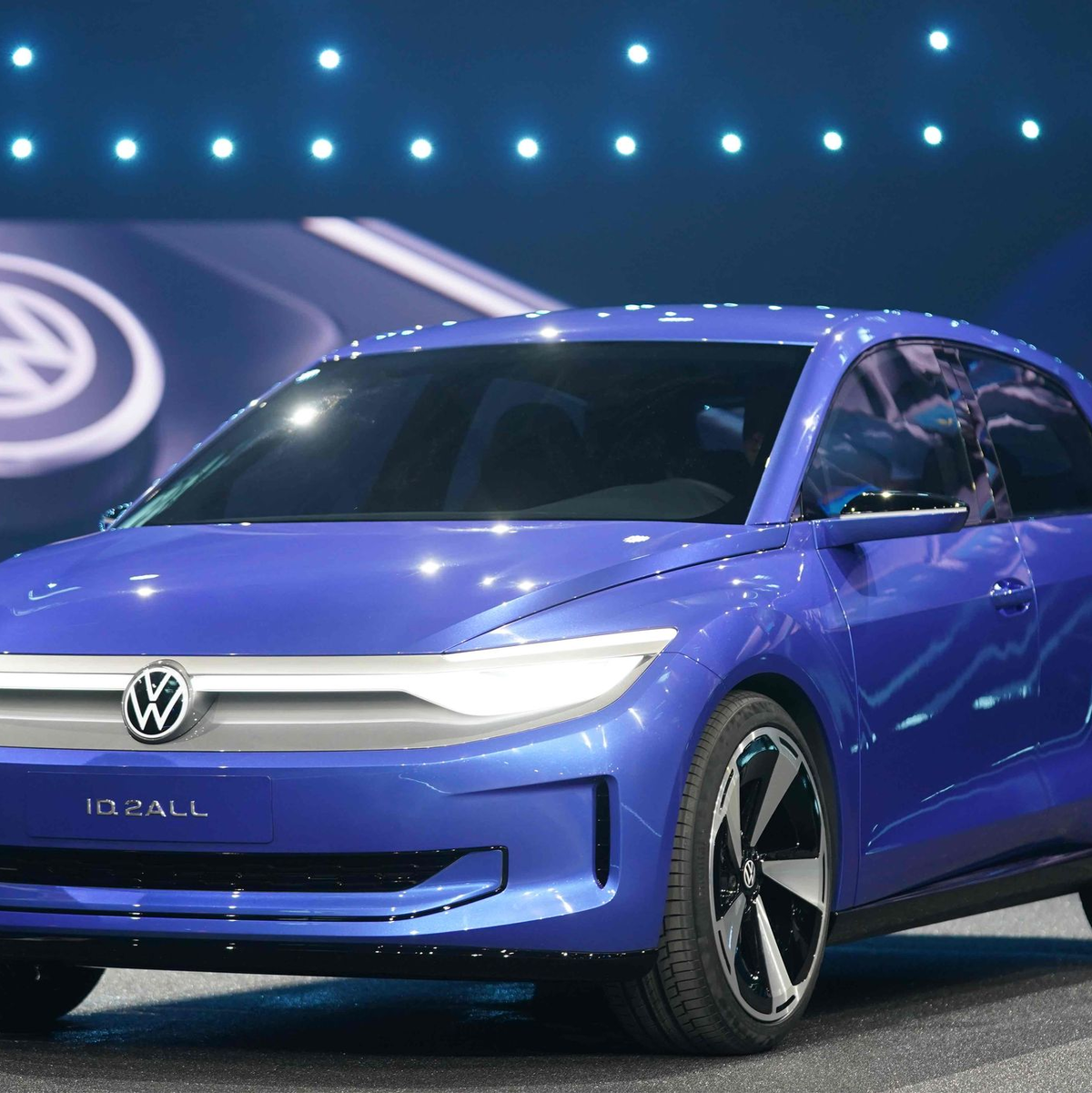 Als Studie hieß der Elektro-Polo 2023 noch ID.2all. Die Serienversion soll jetzt wieder den Namen Polo tragen. (Archivbild) - Foto: Marcus Brandt/dpa