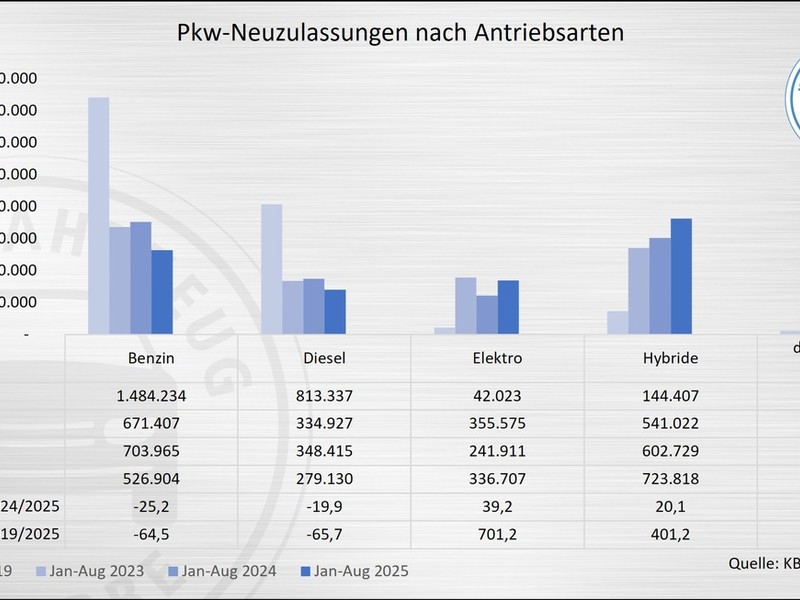 ZDK warnt: E-Zulassungen zeigen keine Trendwende - Foto: presseportal.de