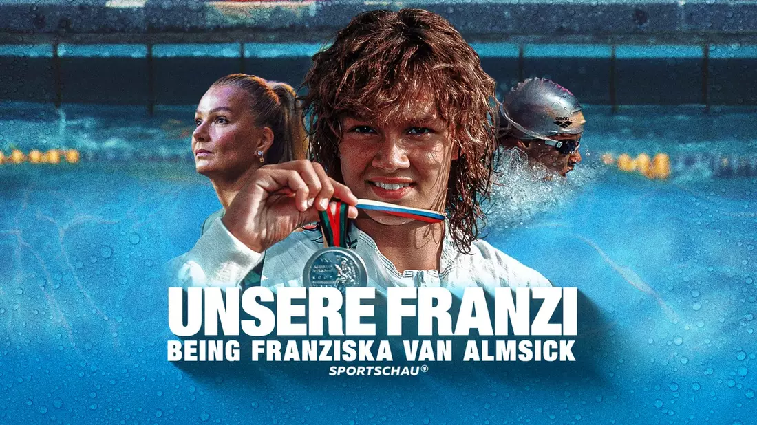 Unsere Franzi - Being Franziska van Almsick / neuer Sportschau-Podcast über Deutschlands bekannteste Schwimmerin - Bild: presseportal.de