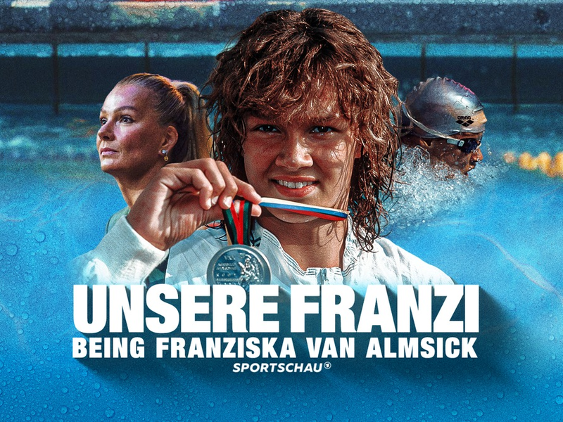 Unsere Franzi - Being Franziska van Almsick / neuer Sportschau-Podcast über Deutschlands bekannteste Schwimmerin - Foto: presseportal.de