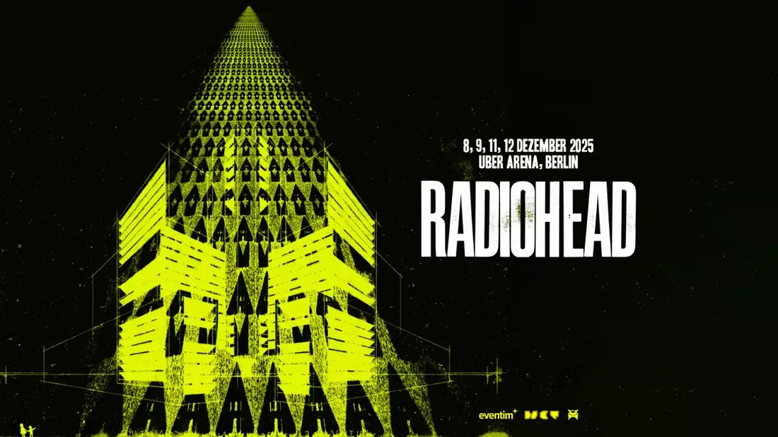 Radiohead kündigen eine Reihe von europäischen Live-Terminen für November und Dezember 2025 an - Bild: presseportal.de