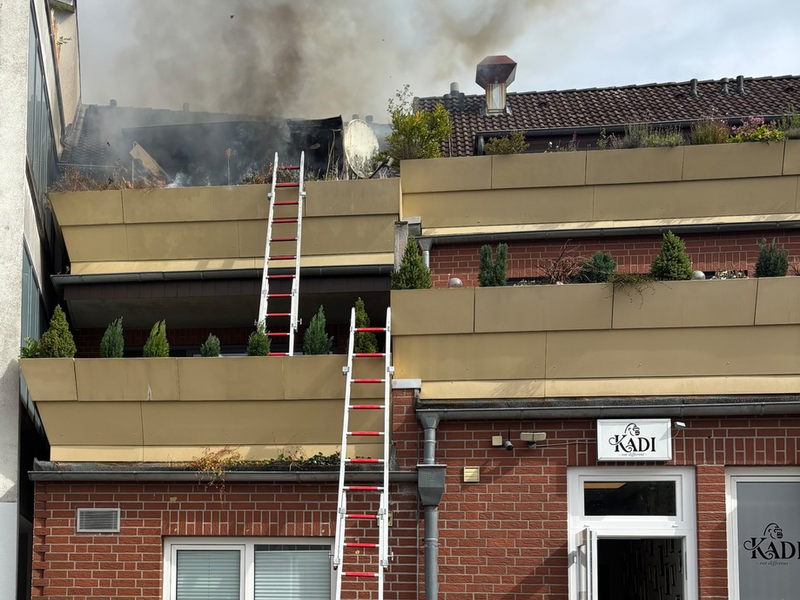 FW Osterholz-Scharm.: Wohnungsbrand in der Innenstand von Osterholz-Scharmbeck - Foto: presseportal.de