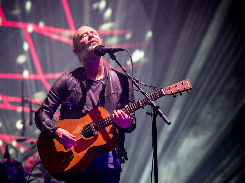 Radiohead-Sänger Thom Yorke. Mit Songs wie «Karma Police» und «Creep» erlangte die britische Band in den 90er Jahren weltweite Bekanntheit (Archivbild). - Foto: Amy Harris/AP/dpa