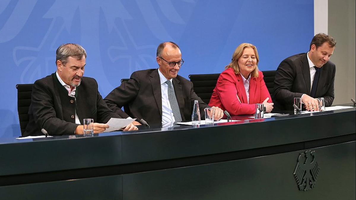 Söder, Merz, Bas und Klingbeil am 03.09.2025 - Foto: über dts Nachrichtenagentur