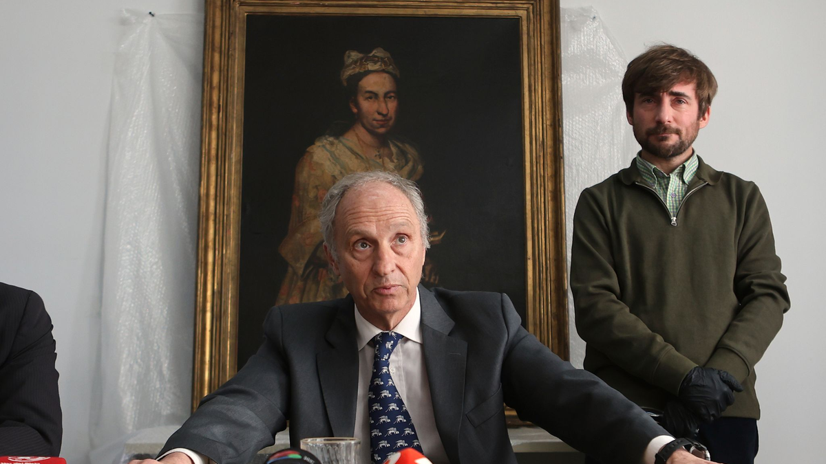 Das Bild aus dem 18. Jahrhundert soll einem jüdischen Galeristen in den Niederlanden gestohlen worden sein. - Foto: Christian Heit/AP/dpa