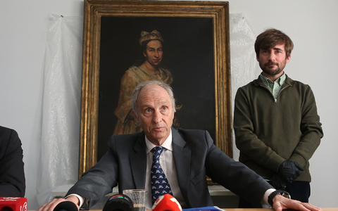 Das Bild aus dem 18. Jahrhundert soll einem jüdischen Galeristen in den Niederlanden gestohlen worden sein. - Foto: Christian Heit/AP/dpa