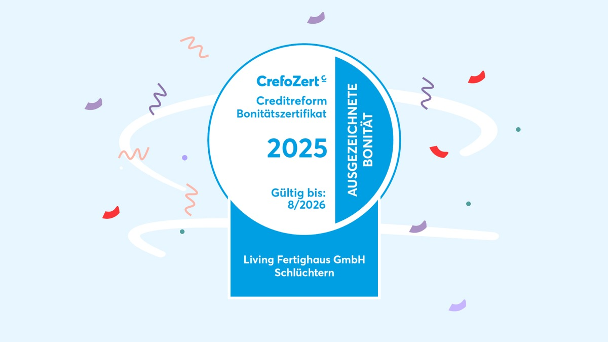 Fünfte Auszeichnung mit dem CrefoZert-Siegel bestätigt exzellente Bonität - Foto: presseportal.de