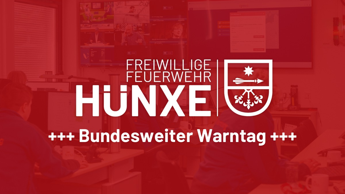 FW Hünxe: Bundesweiter Warntag am 11. September - Foto: presseportal.de