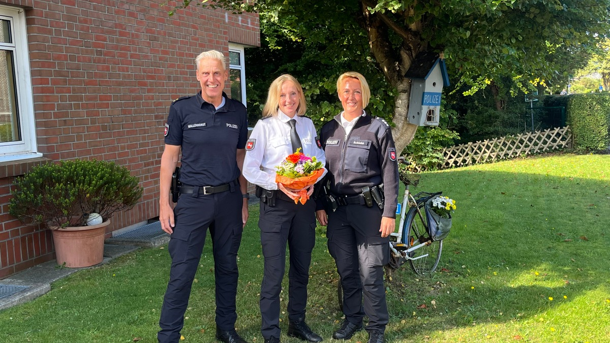 POL-WHV: Neue Kollegin auf Wangerooge: Frau Susan Preuß - Foto: presseportal.de