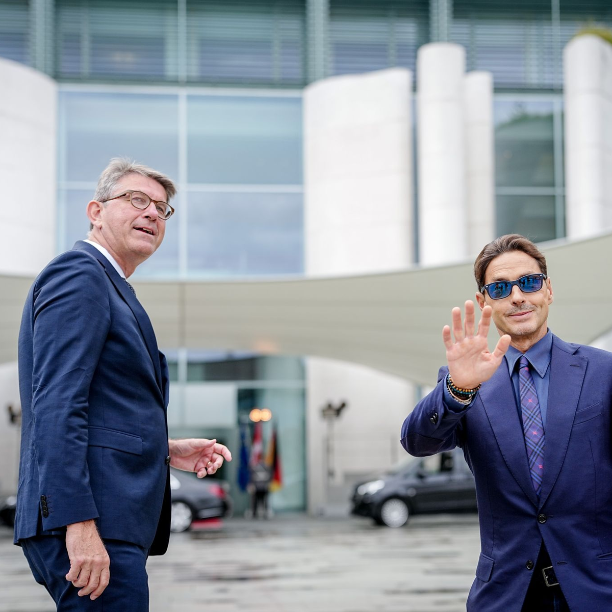 Der italienische Medien-Unternehmer Pier Silvio Berlusconi hatte Medienstaatsminister Weimer redaktionelle Unabhängigkeit versprochen (Archivbild). - Foto: Kay Nietfeld/dpa