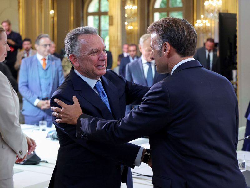 Die Beratungen über die militärische Unterstützung der Ukraine laufen seit Monaten. - Foto: Ludovic Marin/Pool AFP/AP/dpa