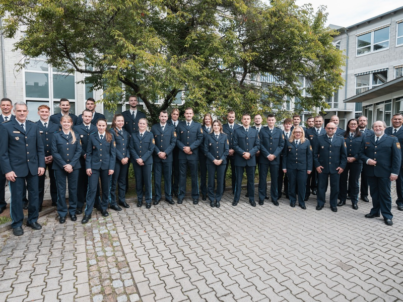 POL-MFR: (858) Das Polizeipräsidium Mittelfranken begrüßt seine neuen Beamtinnen und Beamten - Foto: presseportal.de