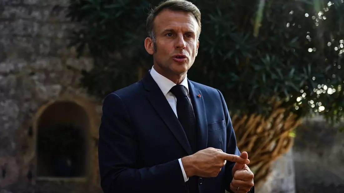 Macron hatte im Juli angekündigt, einen palästinensischen Staat anerkennen zu wollen. (Archivbild) - Bild: Philippe Magoni/AP Pool/AP/dpa