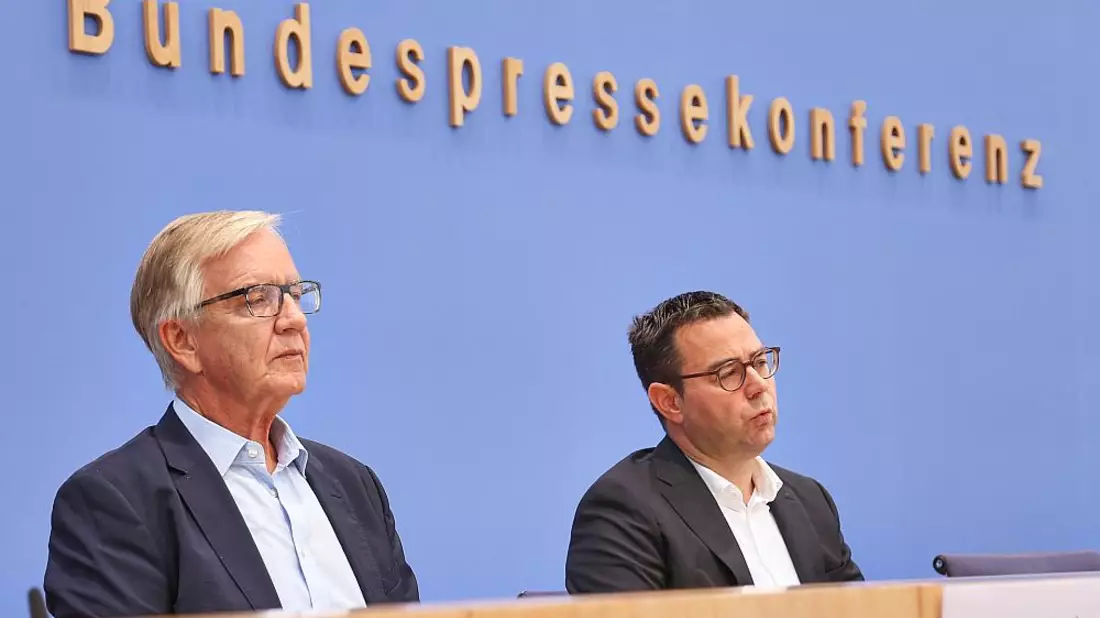 Dietmar Bartsch und Sebastian Schäfer am 05.09.2025 - Bild: über dts Nachrichtenagentur