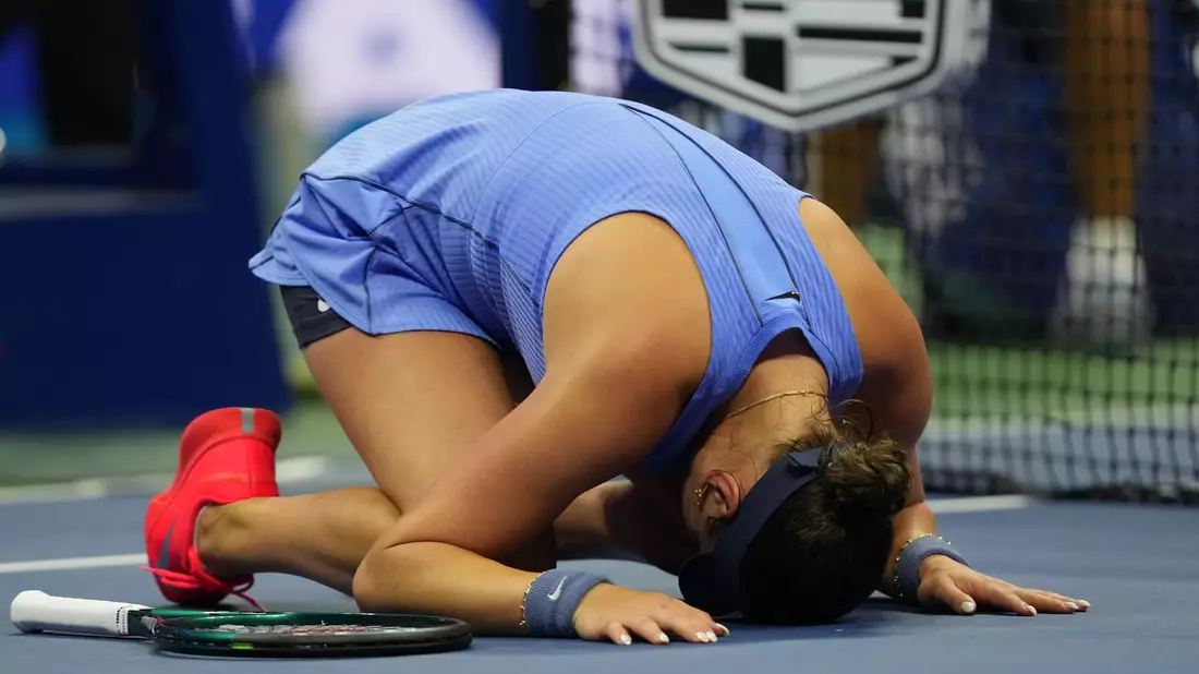 Amanda Anisimova wurde nach ihrem Halbfinaleinzug emotional. - Bild: Wu Xiaoling/XinHua/dpa
