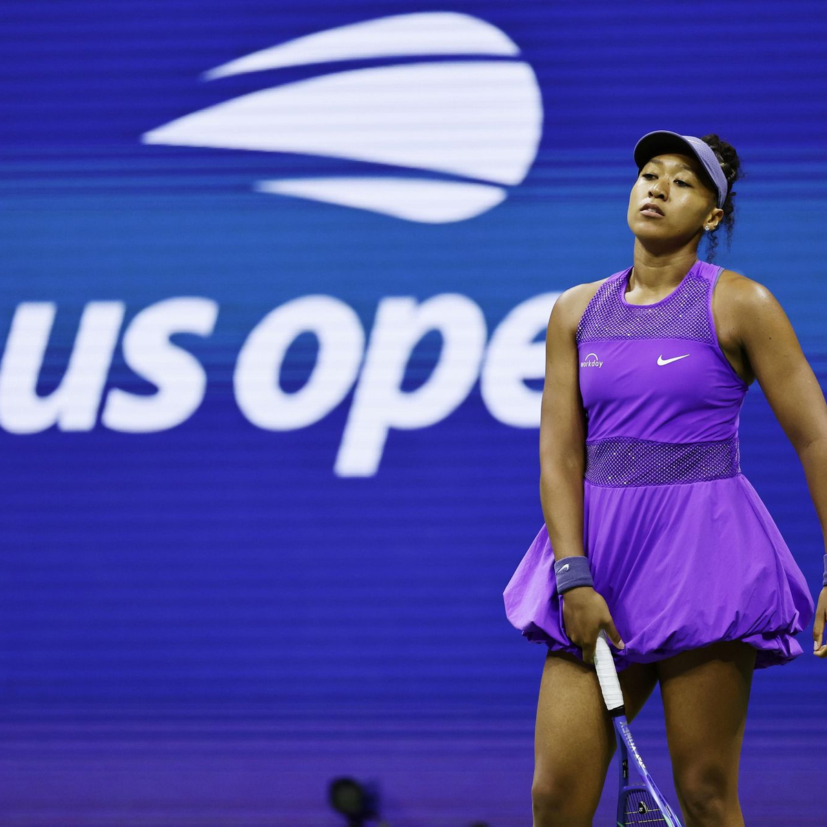 Die viermalige Grand-Slam-Siegerin Naomi Osaka kam nicht gegen Amanda Anisimova an. - Foto: -/kyodo/dpa