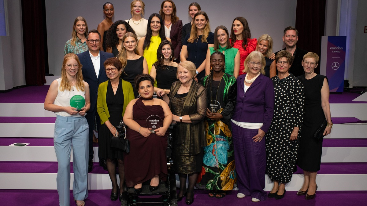 Deutschlands großer Preis für starke Frauen: 15. Jubiläum für den emotion Award in Hamburg - Foto: presseportal.de