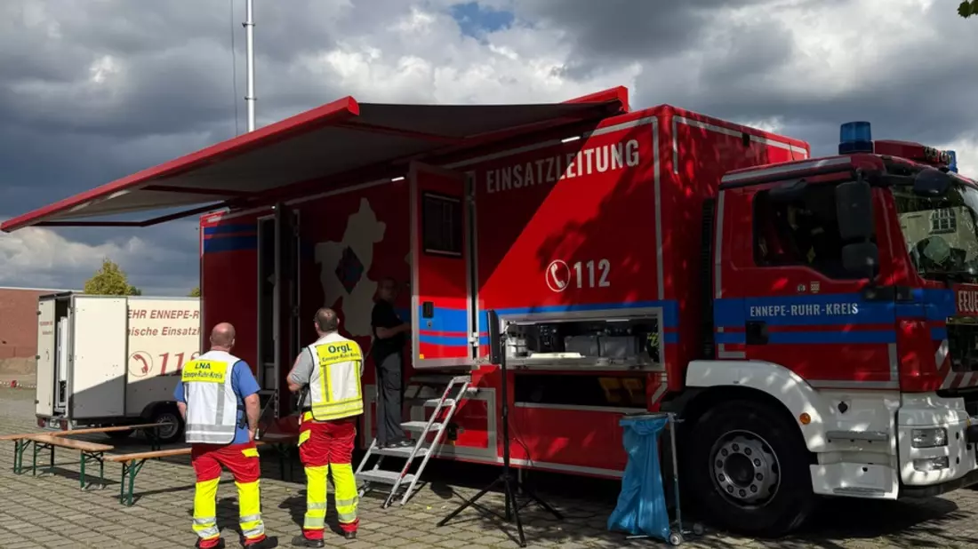 FW-EN: Fund einer Fliegerbombe in Hattingen - Kreiskonzepte bewähren sich erneut. - Bild: presseportal.de