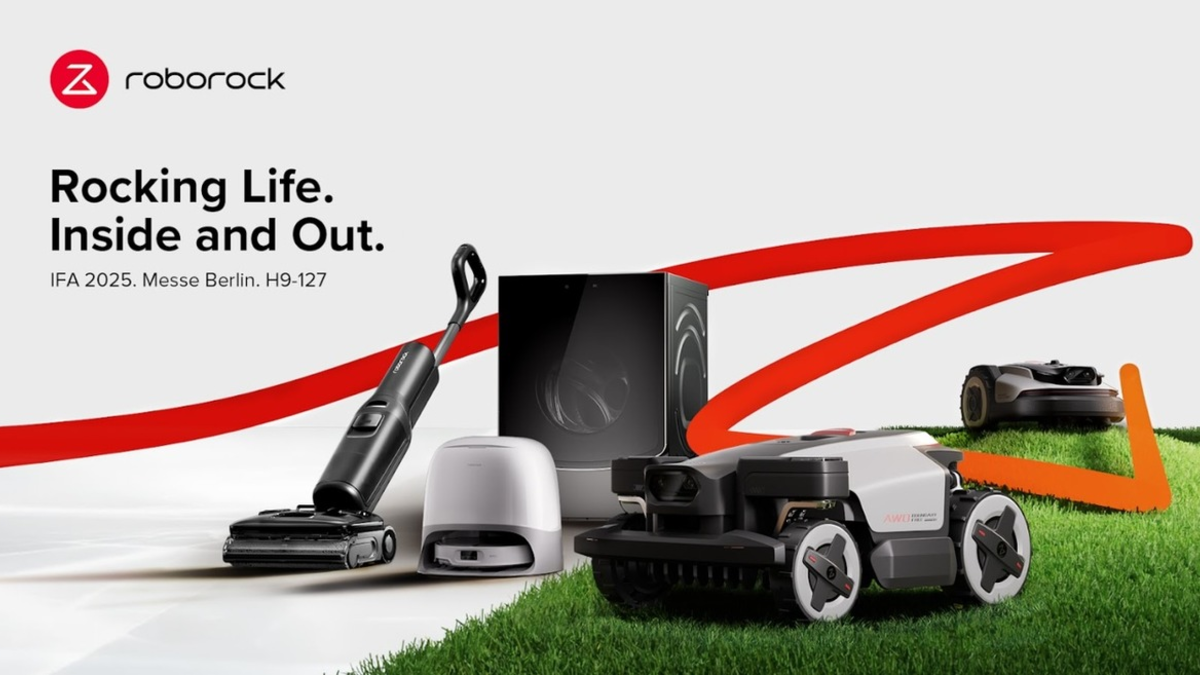 Roborock Rocking Life, Inside and Out auf der IFA 2025 mit der Weltpremiere der Mähroboter-Reihe RockMow und RockNeo - Foto: presseportal.de