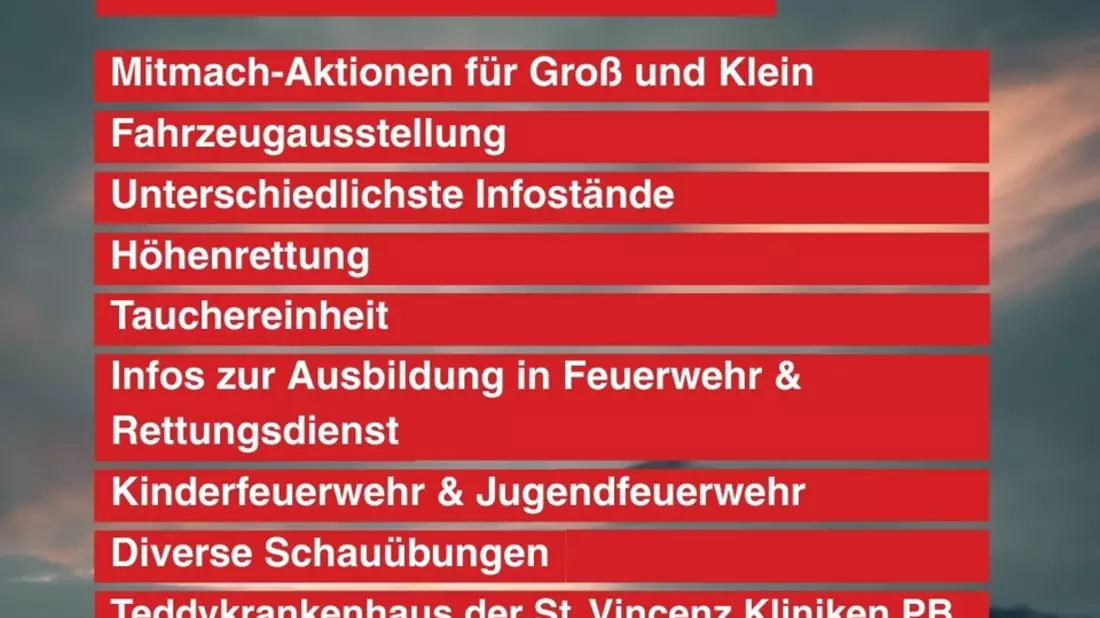 FW Paderborn: Breslauer Str am Sonntag teilweise gesperrt - Tag der offenen Tür der Feuerwehr Paderborn - Bild: presseportal.de
