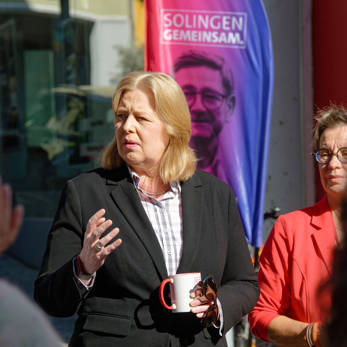 Wie Friedrich Merz war auch Bundesarbeitsministerin Bärbel Bas (SPD) dieses Wochenende im NRW-Kommunalwahlkampf unterwegs. - Foto: Henning Kaiser/dpa