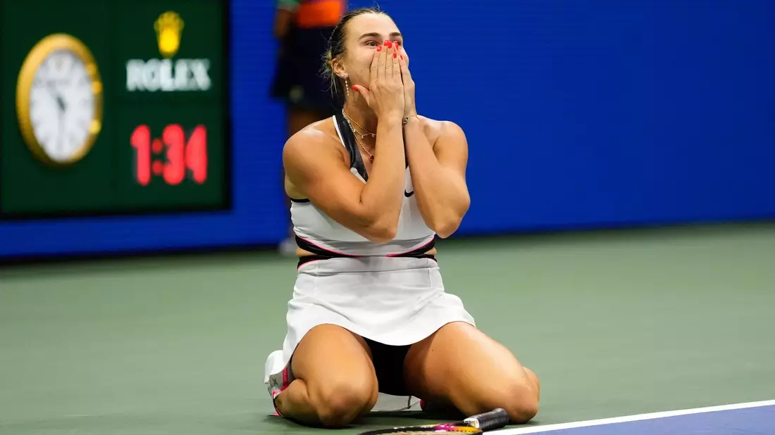 Amanda Anisimova kamen wie schon in Wimbledon die Tränen. - Bild: Yuki Iwamura/AP/dpa